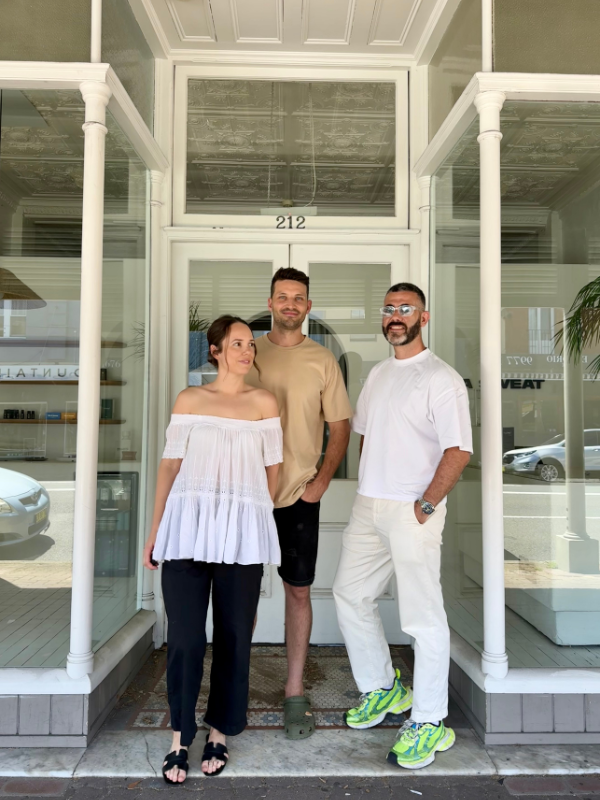 From left to right, Lyndsay Dalton, Matt Hill, and cofounder of Nimbus Co, Neil O'Sullivan