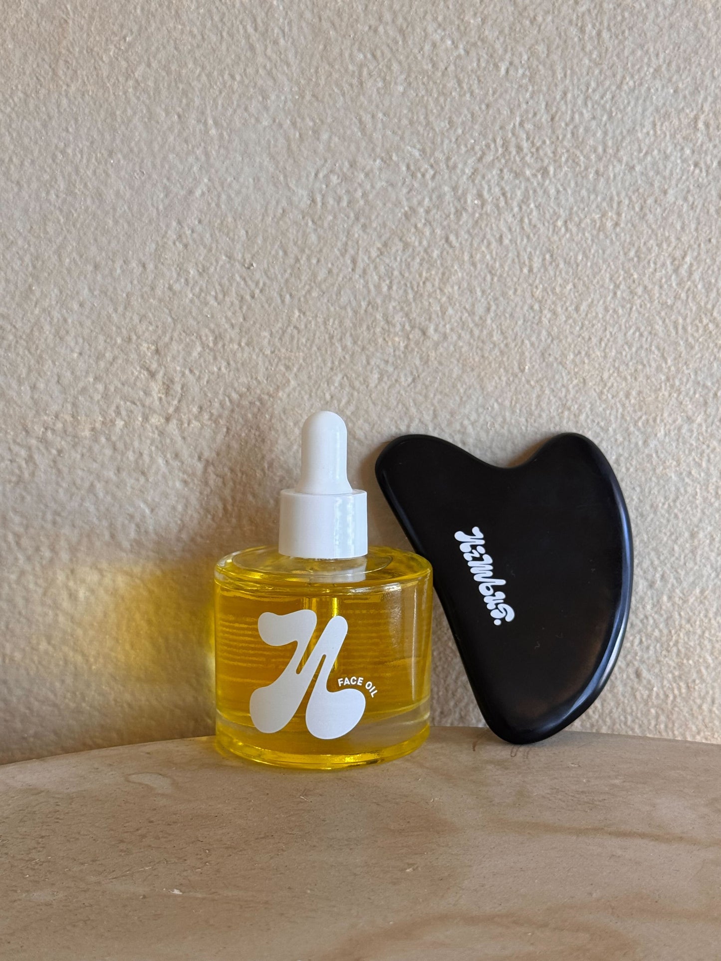 Face Oil + Gua Sha Set