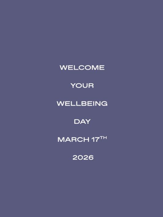 Welcome your wellbeing day is back