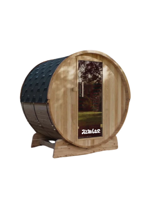 Nimbus Co outdoor barrel full spectrum infrared sauna