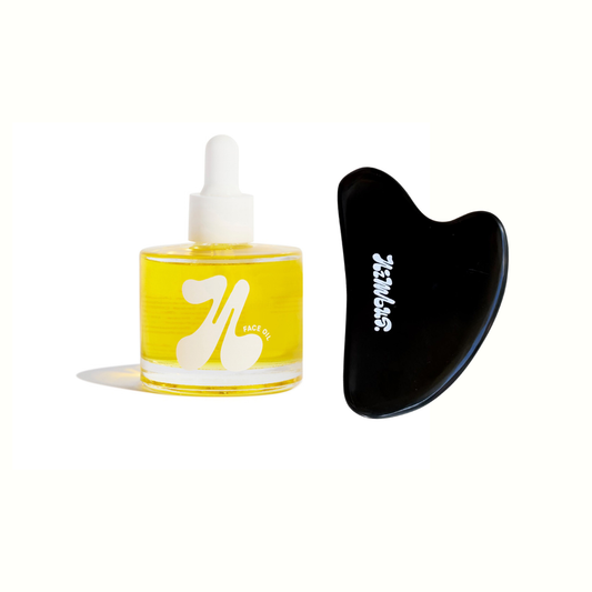 Face Oil + Gua Sha Set